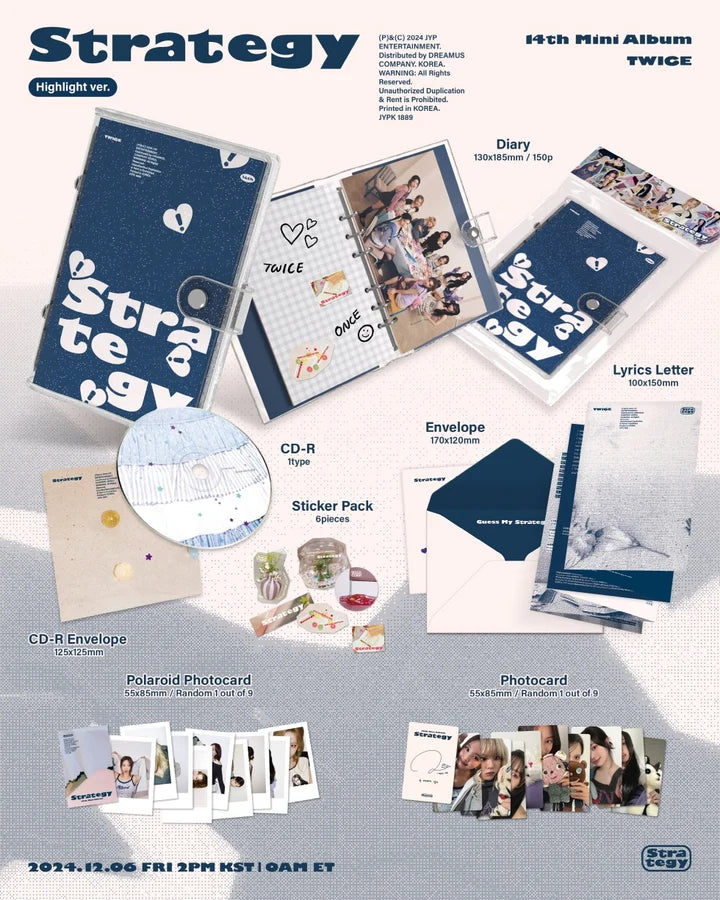TWICE - [STRATEGY] 14th Mini Album HIGHLIGHT Version