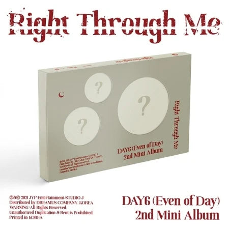 DAY6 (EVEN OF DAY) - [RIGHT THROUGH ME] 2nd Mini Album