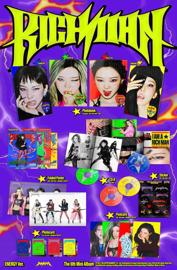 aespa - [RICH MAN] 6th Mini Album