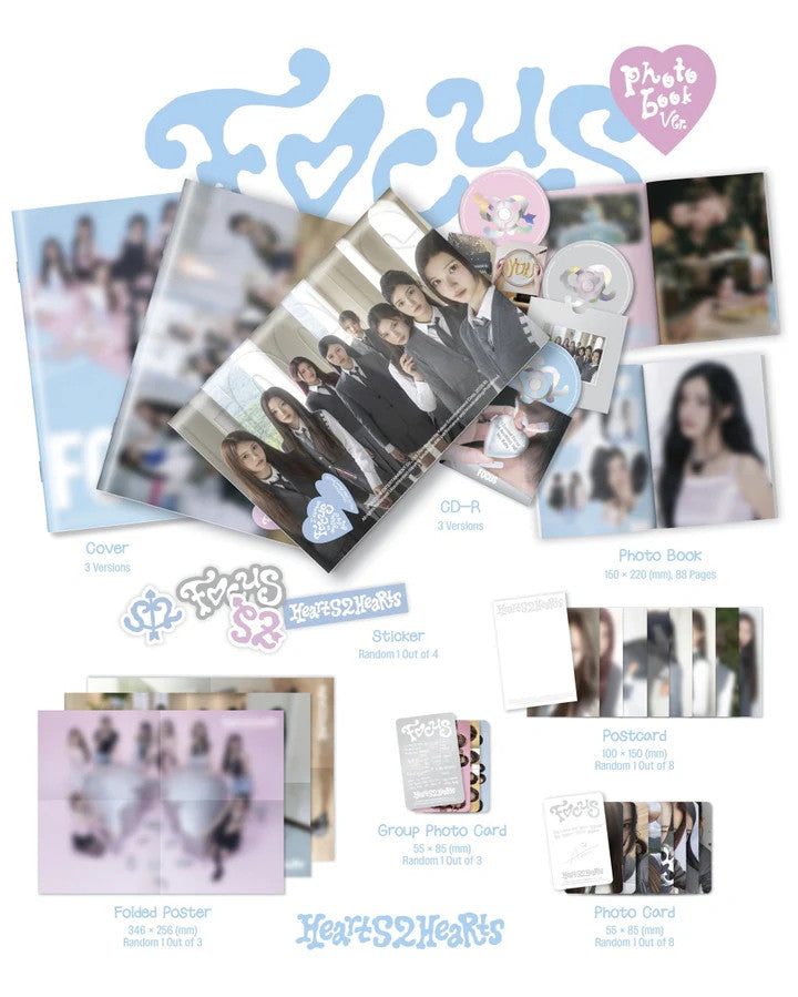 HEARTS2HEARTS - [FOCUS] 1st Mini Album PHOTOBOOK Version