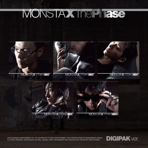 MONSTA X - [THE PHASE] EP Album *PARTNER STORE EXCLUSIVE*
