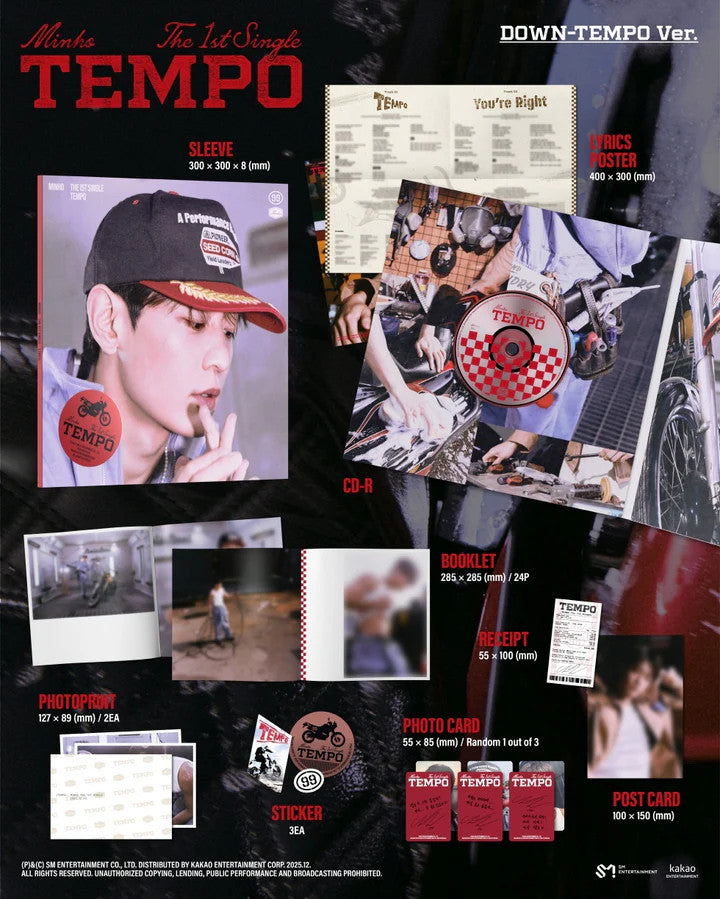 MINHO - [TEMPO] 1st Single Album