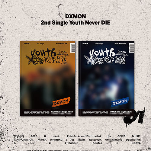 DXMON - [YOUTH NEVER DIE] 2nd Single Album