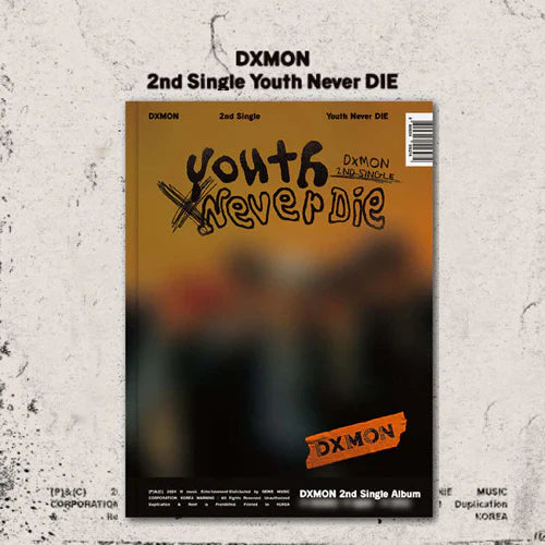 DXMON - [YOUTH NEVER DIE] 2nd Single Album