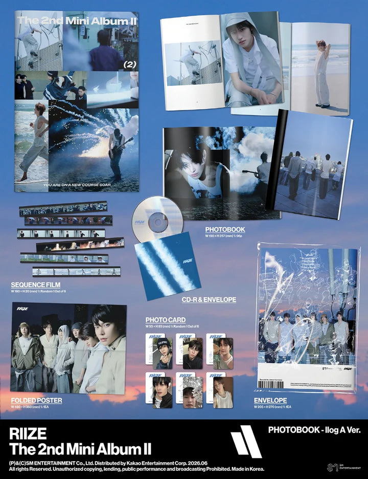 RIIZE - [II] 2nd Mini Album PHOTOBOOK Version