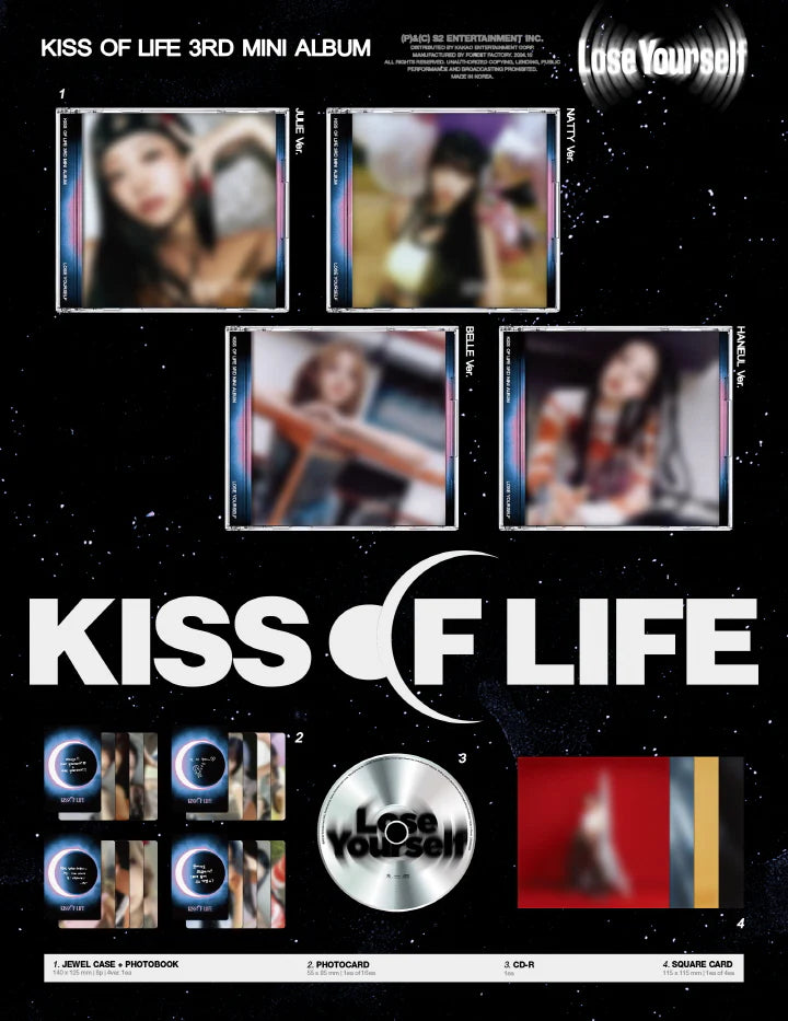 KISS OF LIFE - [LOSE YOURSELF] 3rd Mini Album JEWEL Version