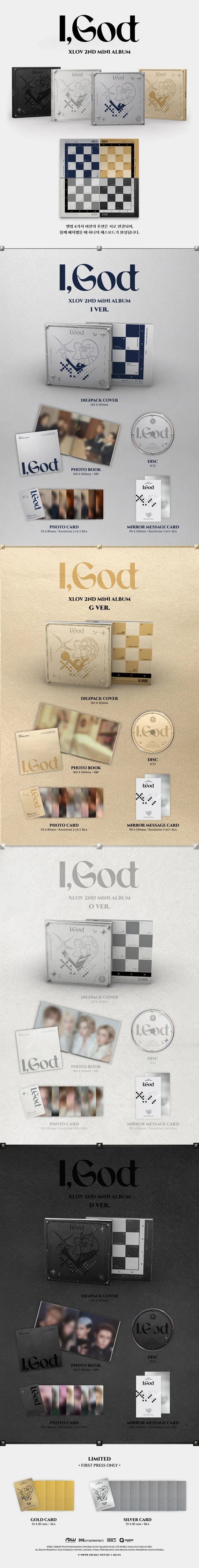 XLOV - I,GOD [2nd Mini Album]
