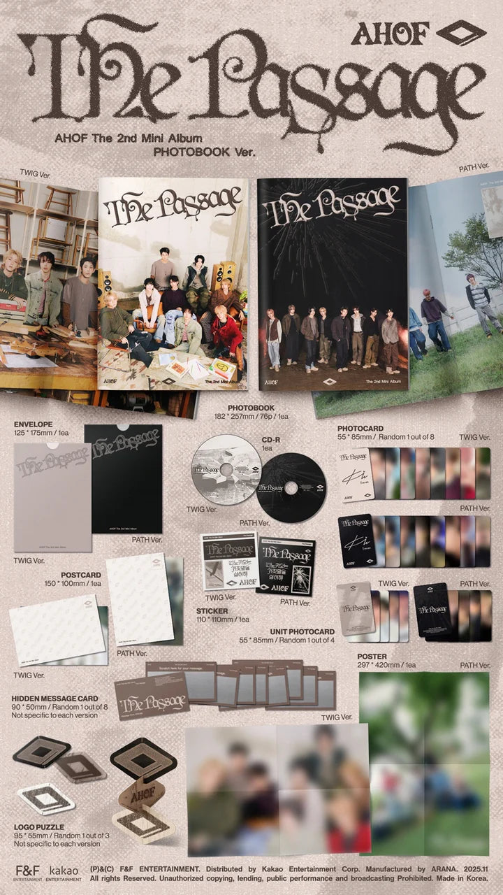 AHOF - [THE PASSAGE] 2nd Mini Album