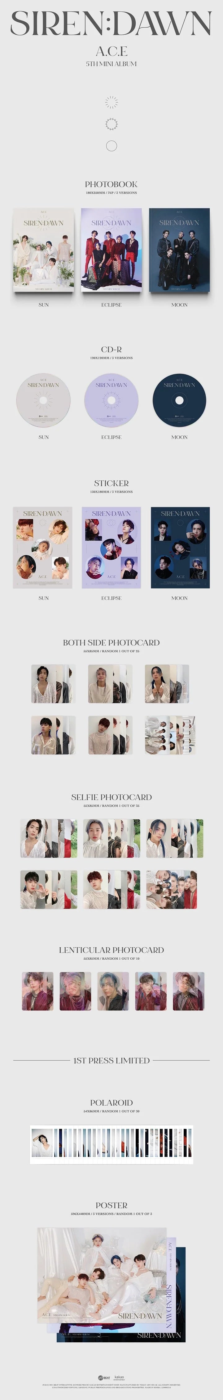 A.C.E - [SIREN : DAWN] 5th Mini Album