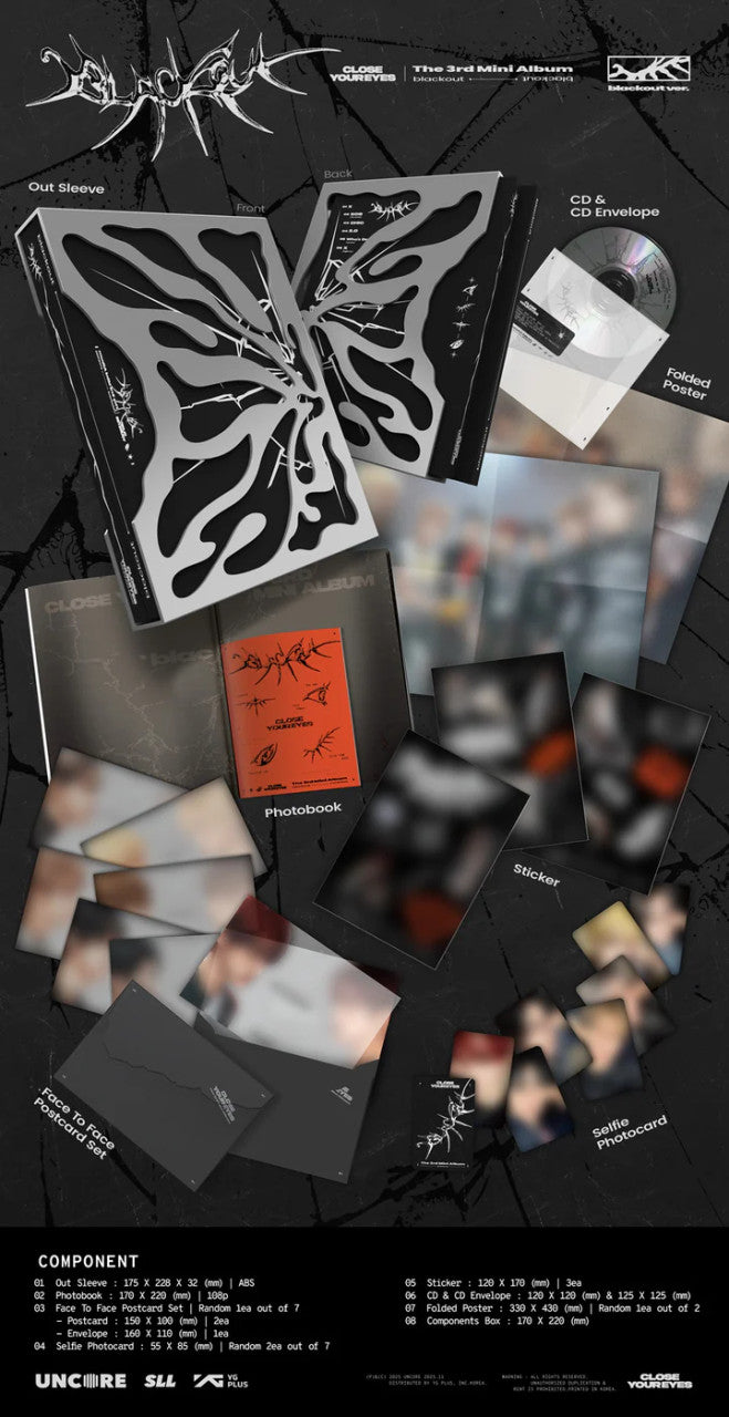 CLOSE YOUR EYES - [BLACKOUT] The 3rd Mini Album BLACKOUT Version