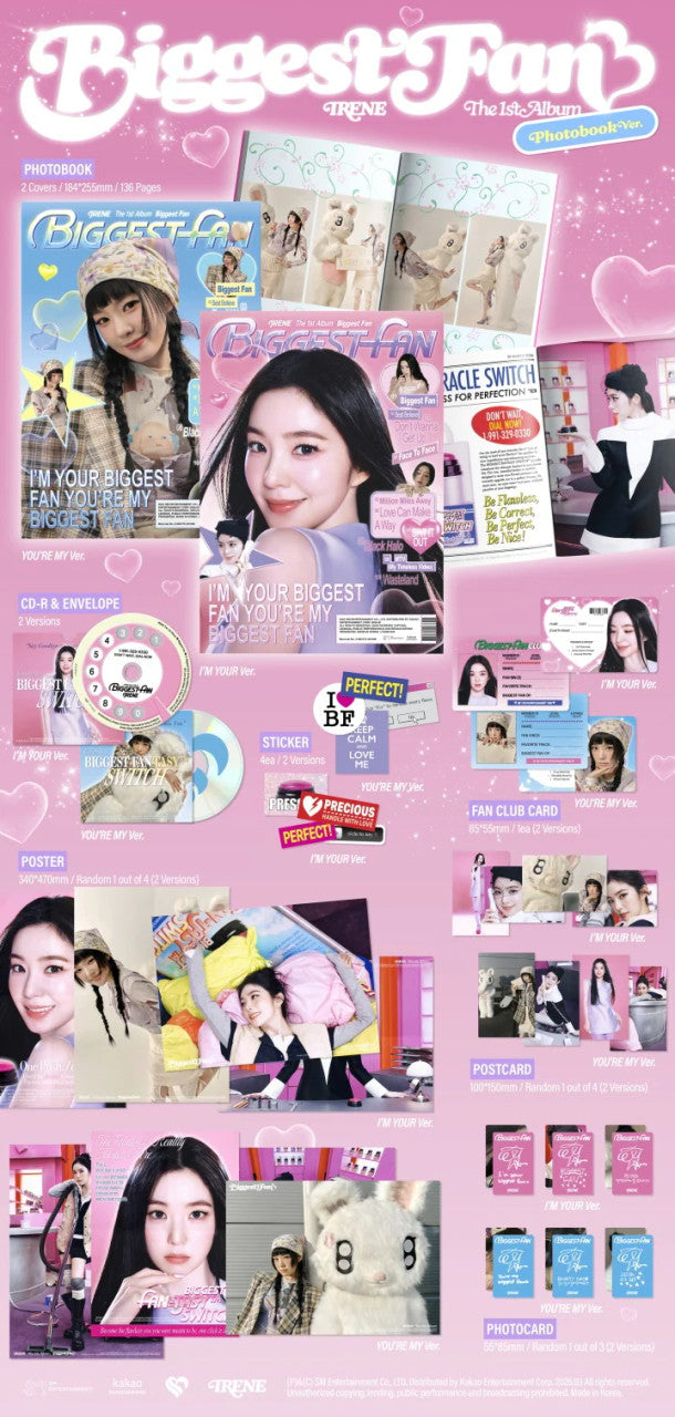 IRENE - [BIGGEST FAN] 1st Album PHOTOBOOK Version