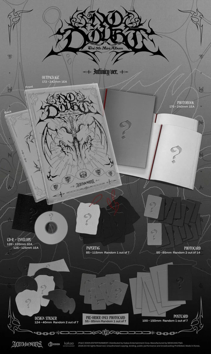 ALL(H)OURS - [NO DOUBT] 5th Mini Album