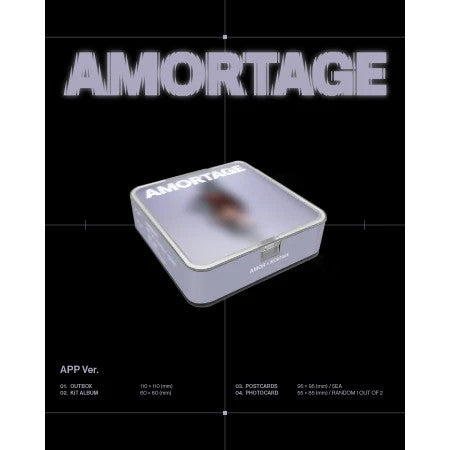 JISOO - [AMORTAGE] Mini Album APP Version