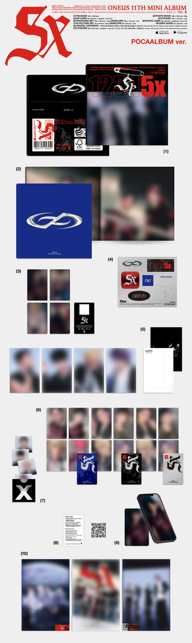 ONEUS - [5x] 11st Mini Album (POCAALBUM Ver.)