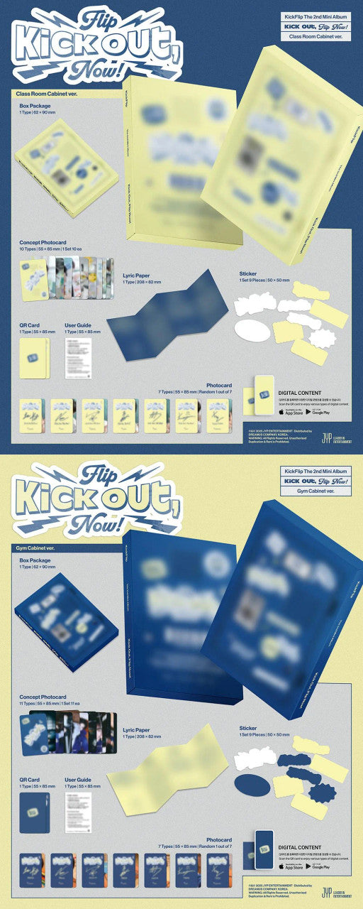 KickFlip - [KICK OUT, FLIP NOW!] 2nd Mini Album PLATFORM RANDOM Version