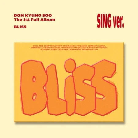 D.O. (EXO) - [BLISS] 1st Full Album