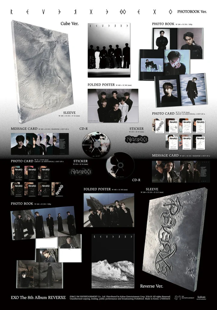 EXO - [REVERXE] 8th Album PHOTOBOOK Version