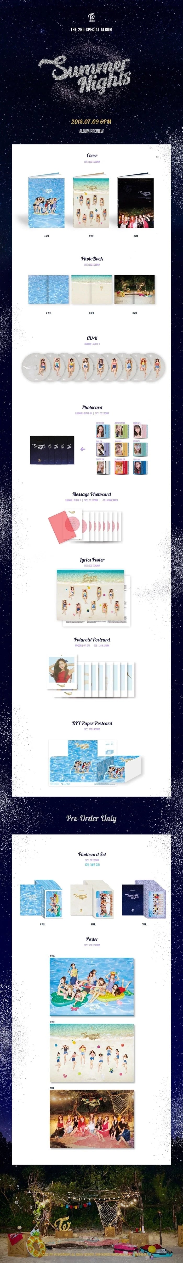 Twice - [Summer Nights] 2nd Special Album