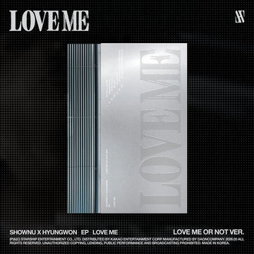 PRE-ORDER) SHOWNU X HYUNGWON - [LOVE ME] EP Album – The KPOP Empire
