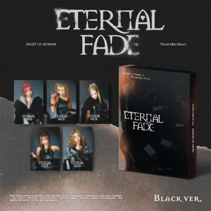 (PRE-ORDER) HEART OF WOMAN - [ETERNAL FADE] 1st Mini Album