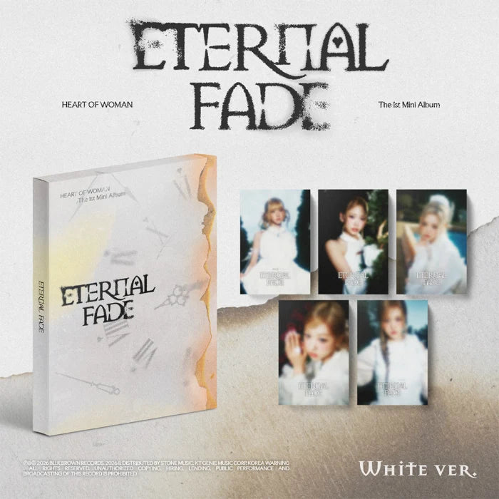 (PRE-ORDER) HEART OF WOMAN - [ETERNAL FADE] 1st Mini Album