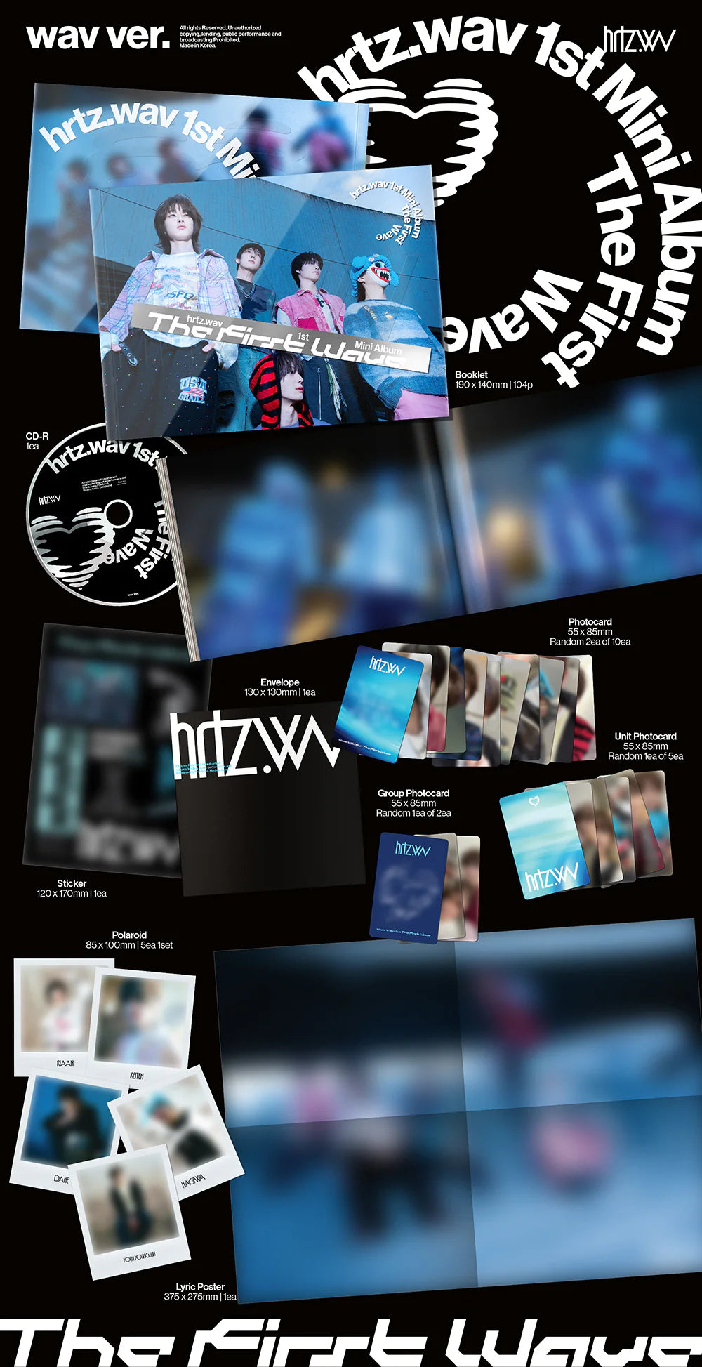 HRTZ.WAV - [THE FIRST WAVE] 1st Mini Album