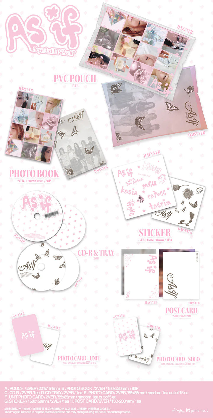 ifeye - [AS IF] 3rd EP Album PHOTOBOOK Version