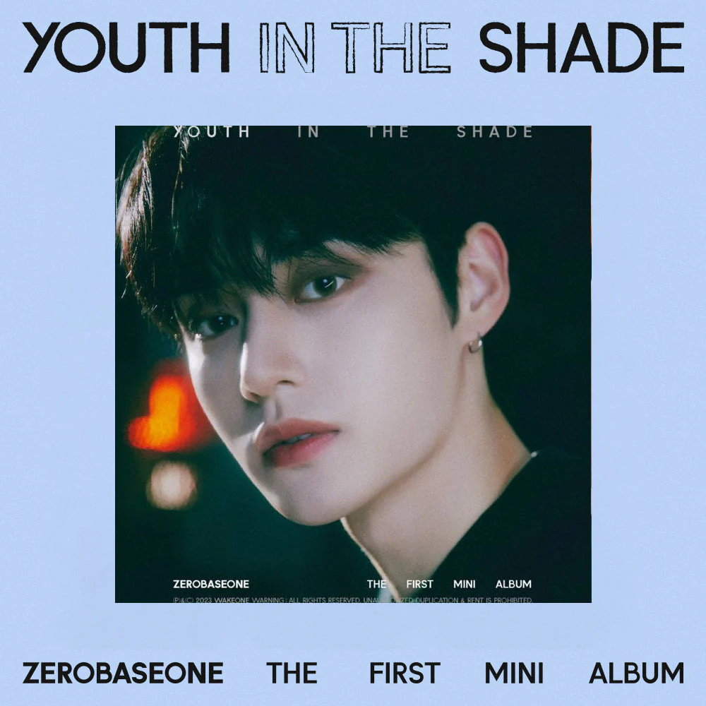 ZEROBASEONE - [YOUTH IN THE SHADE] 1st Mini Album (DIGIPACK VER.)