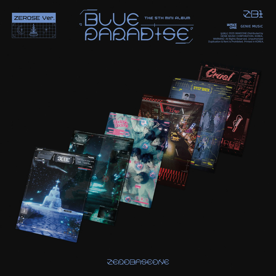 ZEROBASEONE - [BLUE PARADISE] 5th Mini Album ZEROSE VER.
