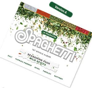 LE SSERAFIM - [SPAGHETTI] 1st Single Album Weverse Albums