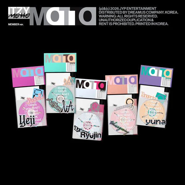 ITZY - [MOTTO] Mini Album MEMBER Version