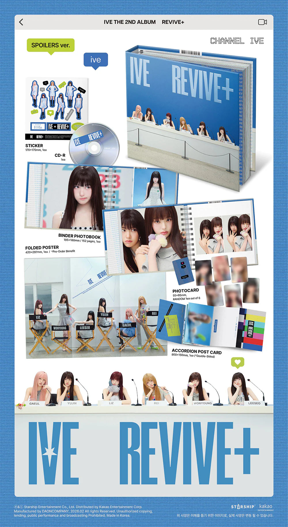 IVE - [REVIVE+] 2nd Album SPOILERS Version