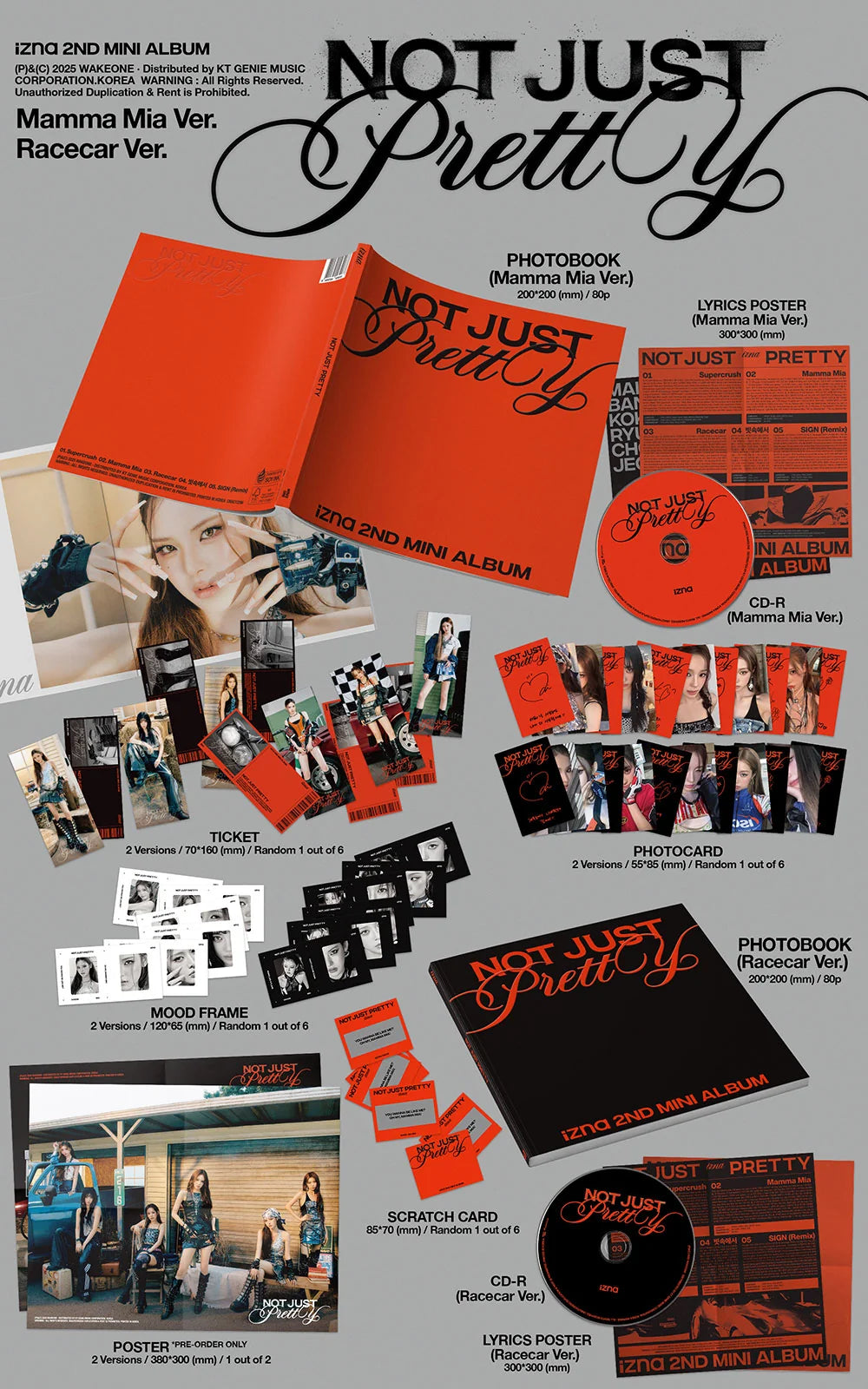 izna - [NOT JUST PRETTY] 2nd Mini Album PHOTOBOOK Version