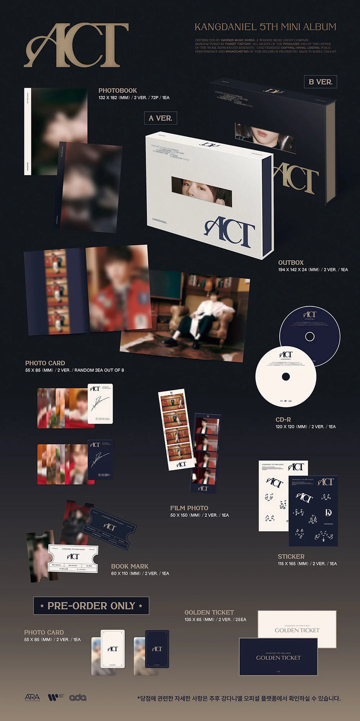 KANG DANIEL - [ACT] 5th Mini Album