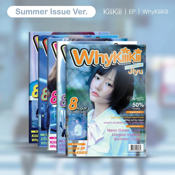KIIIKIII - [WHYKIIIKIII] EP Album SUMMER ISSUE VERSION