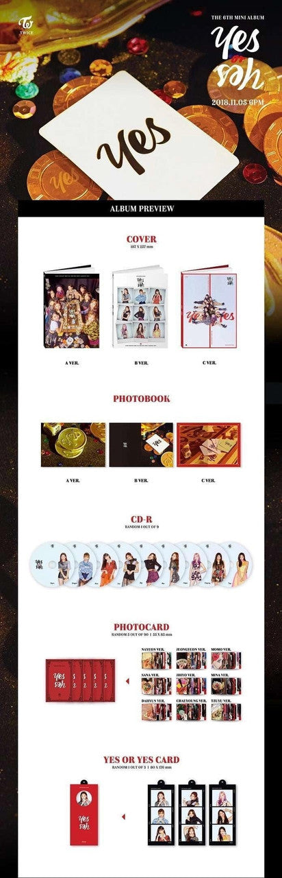 TWICE - [YES OR YES] 6th Mini Album