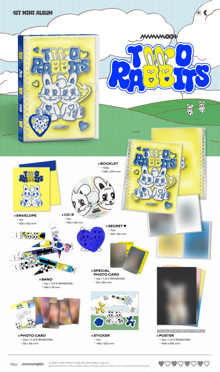 MAMAMOO+ - [TWO RABBITS] 1st Mini Album