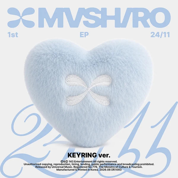 (PRE-ORDER) MASHIRO - [24/11] 1st EP Album KEYRING Version