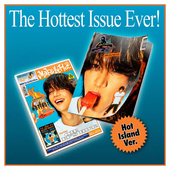 MINHO (SHINEE) - [MAKE IT HOT] 2nd Mini Album HOT ISLAND Version (RANDOM)