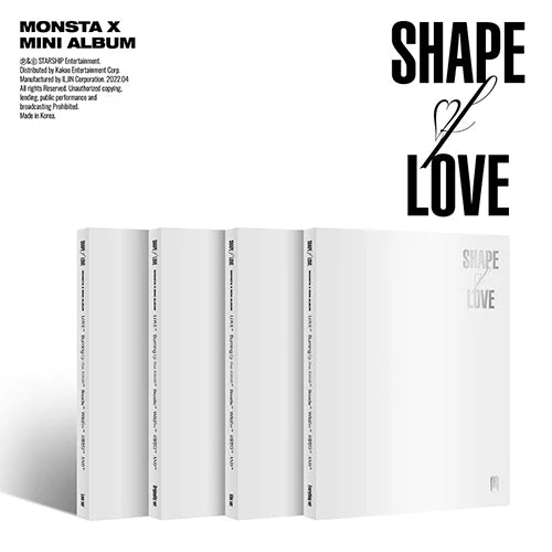 MONSTA X - [SHAPE of LOVE] 11th Mini Album