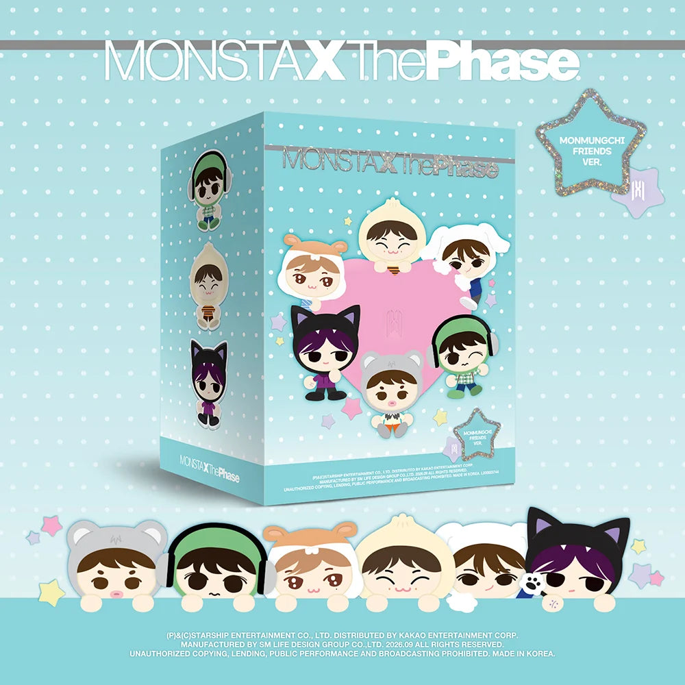 MONSTA X - [THE PHASE] EP Album MONMUNGCHI FRIENDS (LIMITED) Version