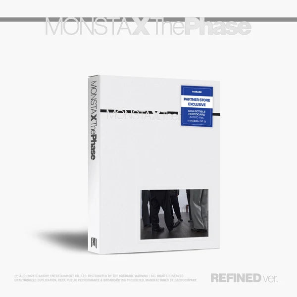 MONSTA X - [THE PHASE] EP Album *PARTNER STORE EXCLUSIVE*
