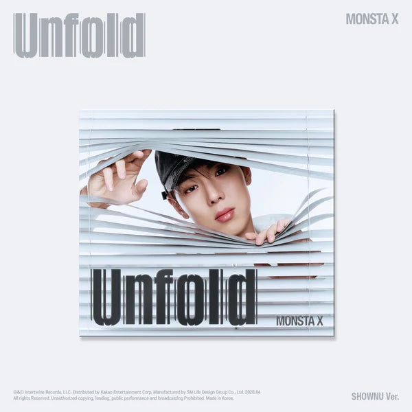 MONSTA X - [Unfold] American Studio Album DIGIPACK Version