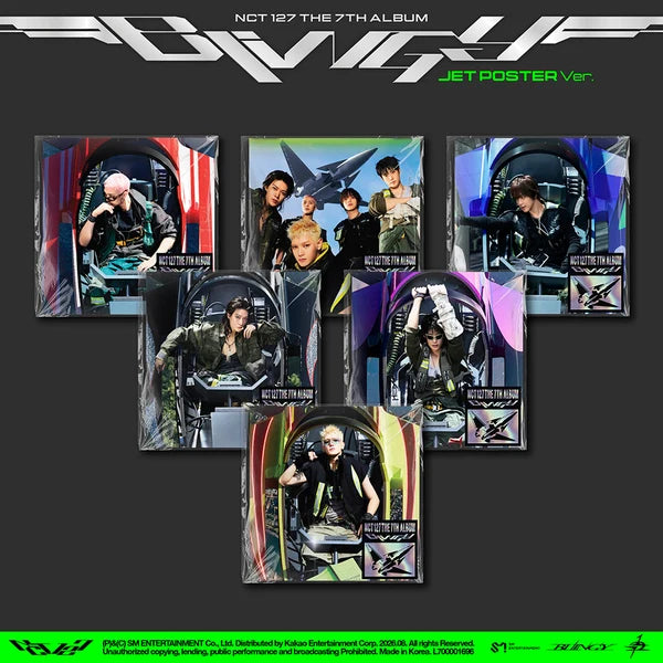 (PRE-ORDER) NCT 127 - [BLINGY] 7th Album JET POSTER Version (RANDOM)