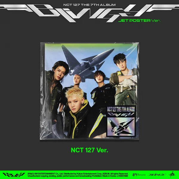 (PRE-ORDER) NCT 127 - [BLINGY] 7th Album JET POSTER Version (RANDOM)
