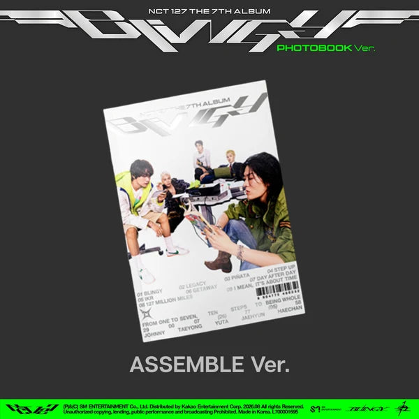 (PRE-ORDER) NCT 127 - [BLINGY] 7th Album PHOTOBOOK Version (RANDOM)