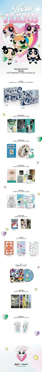NEWJEANS - [GET UP] 2nd EP THE POWERPUFF GIRLS X NJ BOX