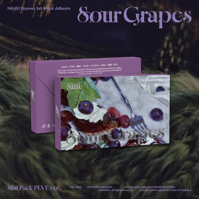 (PRE-ORDER) NIZIU - [SOUR GRAPES] 1st Korean Mini Album MINI PACK PLVE Version