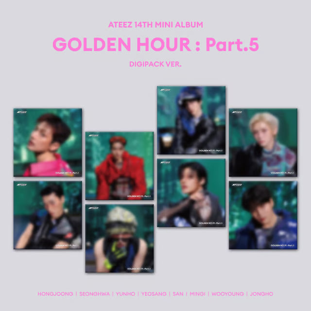ATEEZ - [GOLDEN HOUR : PART.5] 14th Mini Album DIGIPACK