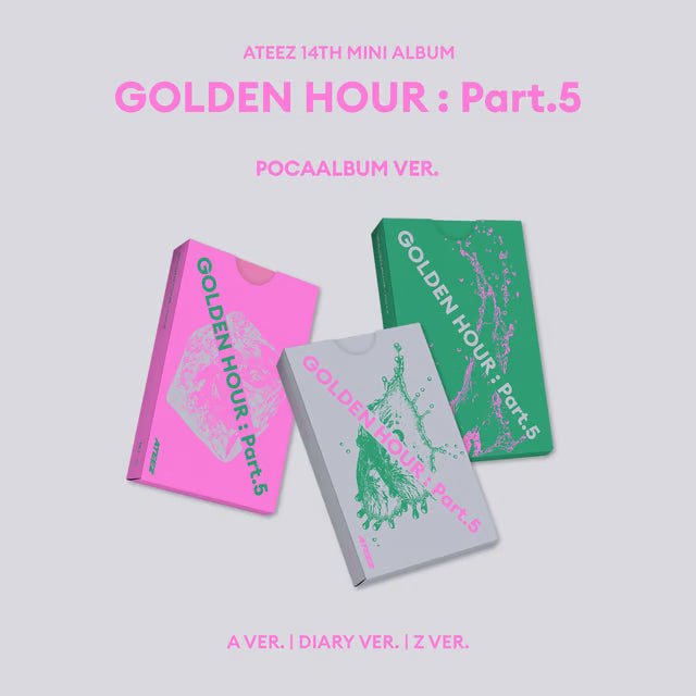 ATEEZ - [GOLDEN HOUR : PART.5] 14th Mini Album POCAALBUM Version